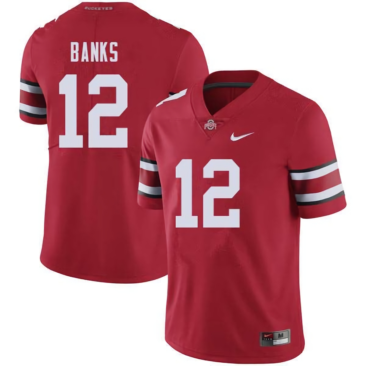 Sevyn Banks Ohio State Buckeyes Men's NCAA #12 Nike Red College Stitched Football Jersey RAL3256HL